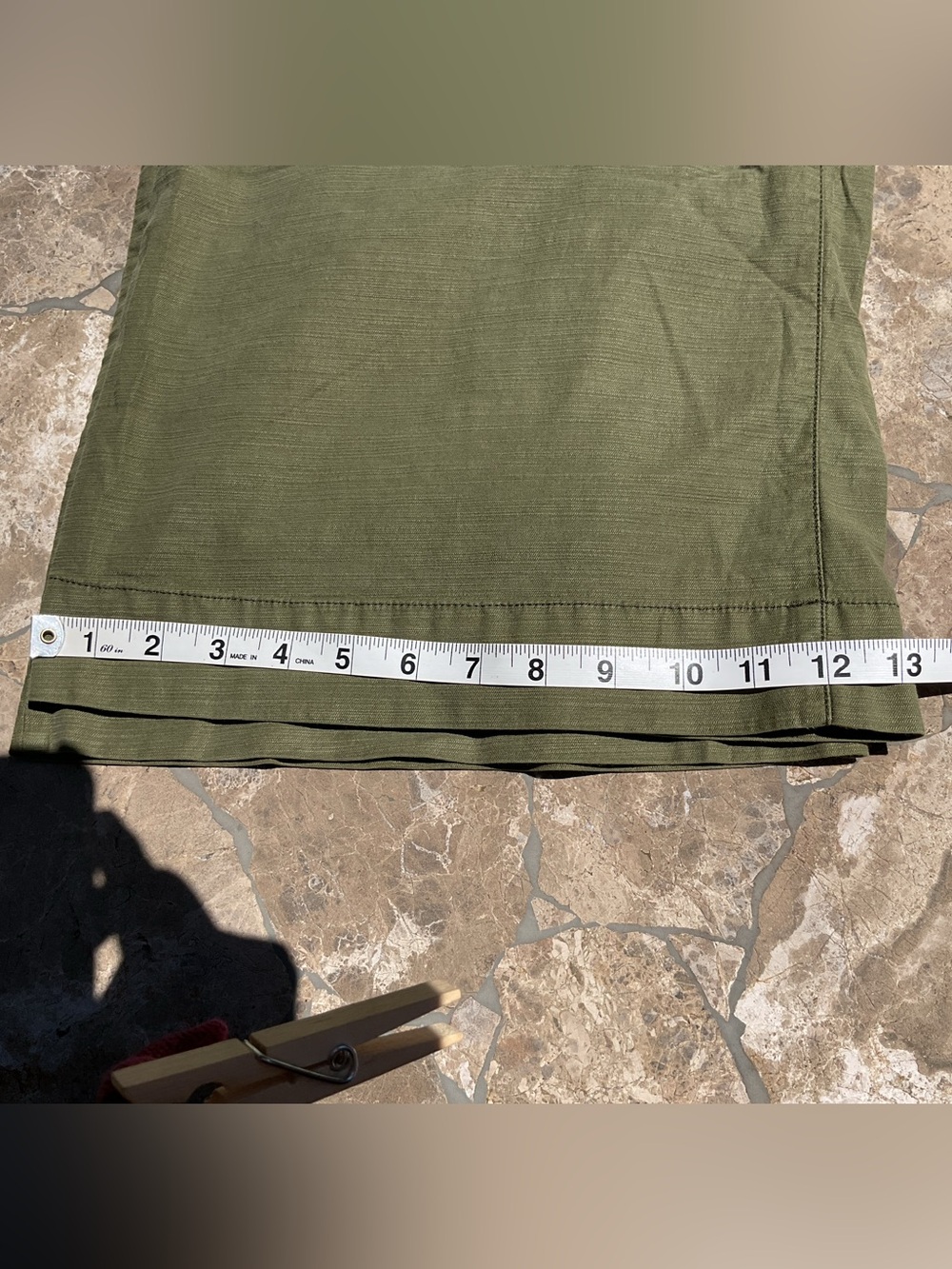 PILCRO Anthropologie Olive Green Wide Leg Pants Size 30 EUC - Picture 13 of 14